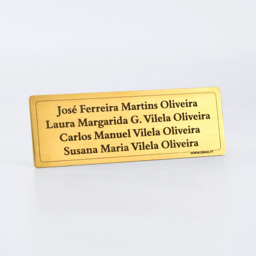 Placas para Caixa de Correio